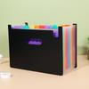 13/25 Pockets Accordion File Folder A4 Multi-Layer File Bag Portable Expanding File Box  Student