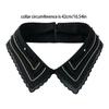 Jeweled Rhinestones False Collar Beaded Lace Spread Lapel Graceful Art Collar Sweet Shawl False Decorative Shawl