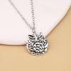 Personalized Hollow Knight Charm Collarbone Chain - Retro Metal with Drip Oil Finish
