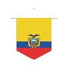 Drapeau - Équateur - 30 X 45 Cm - Polyester - Impression Recto/verso - Accessoires Inclus