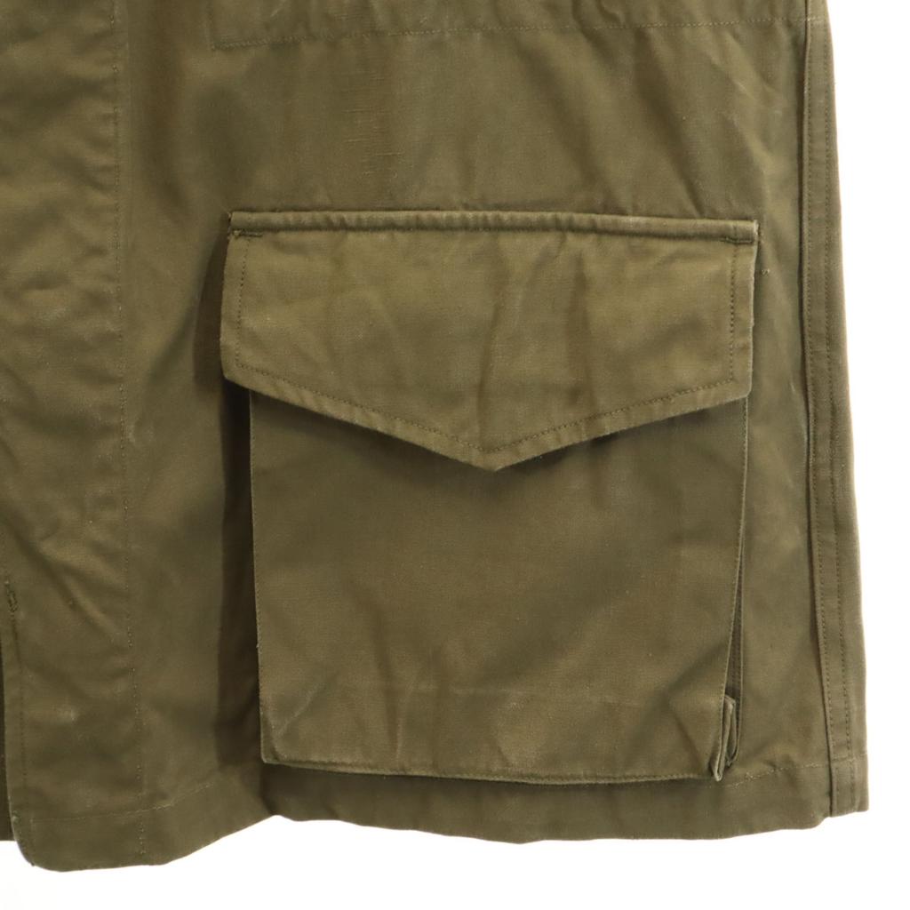 FRENCH ARMY 50s vintage M-47 Field jacket 29 khaki military Men's Used