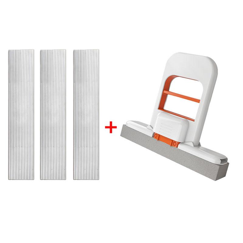 

Мощная мини-швабра со сжатым воздухом, складная домашняя швабра с губкой, самосжимающиеся швабры для мытья полов, столов, окон, автомобилей, инструменты для чистки 1 Mop+3 Sponge