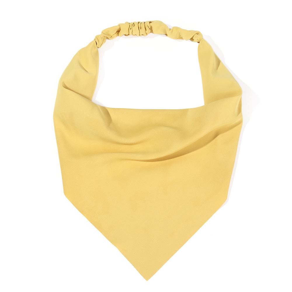 Cute Headband Solid Color Headband Turban Headwrap Hair Bands Triangle Hair Scarf