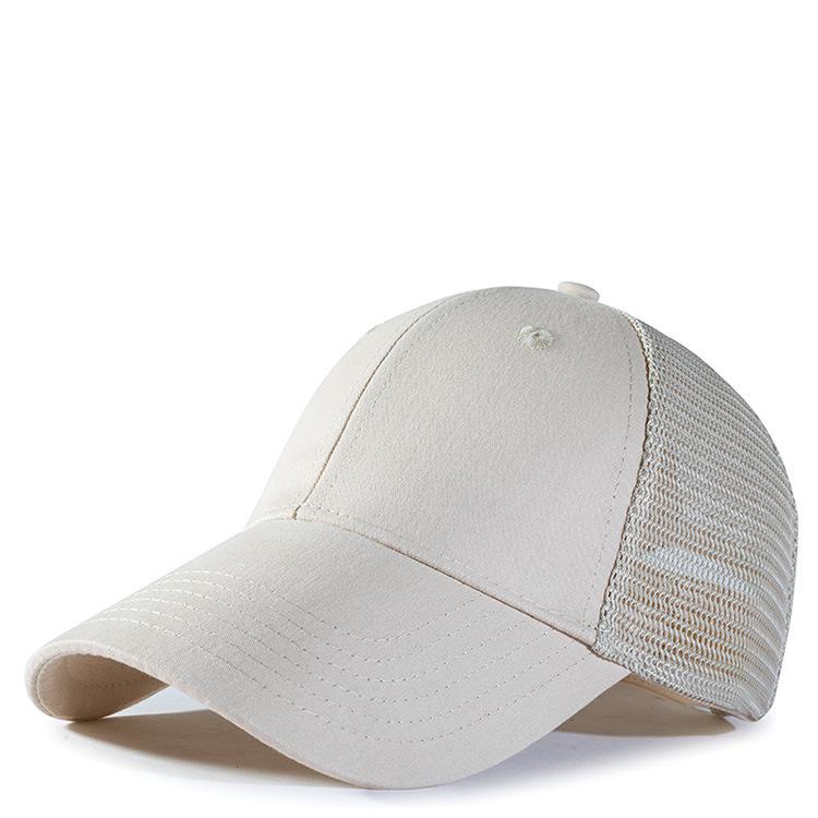 Korean-Style Mesh Baseball Cap Unisex | Trendy Sun Protection & Breathable Duckbill Design