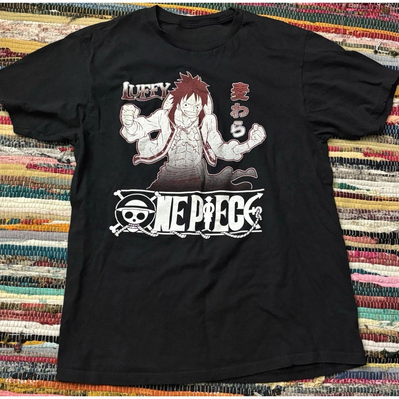 Summer Hot Selling One Piece Unisexs Tshirt Anime Unisexga Unisexs Round Neck Short Sleeved Tshirt S
