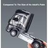 1:36 Actros Alloy Trailer Truck Models Toys Diecast Car Doors Openes Sound Light Rubber Tires Miniature Vehices Children's Gifts