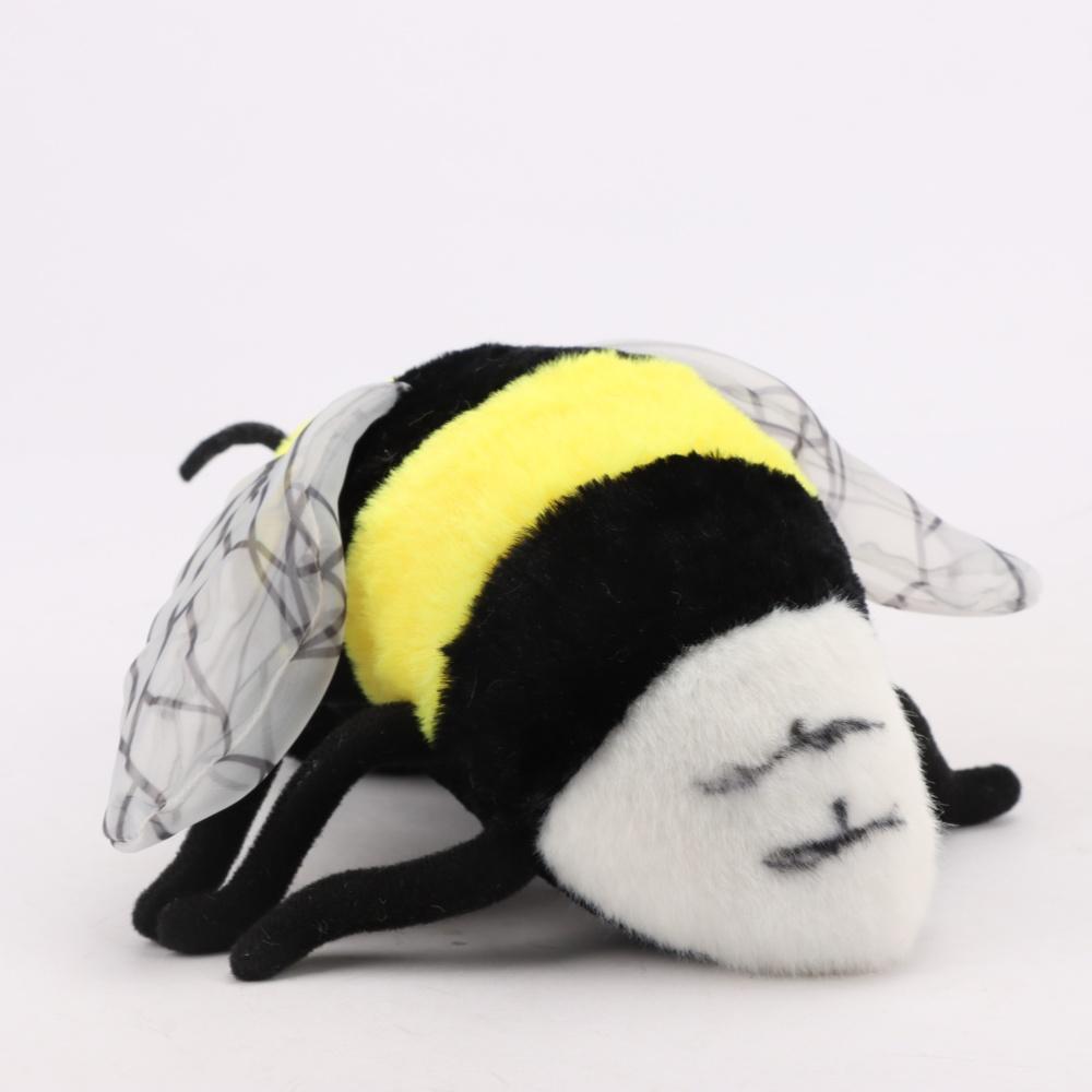 2 Sizes Lifelike Bee plush toy Soft Stuffed Cute Toy Insect Bee Plush Honeybee Ideal For Kids Insect Enthusiasts Home Decor