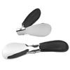 Leather Bag Elderly Person Folding Shoehorn PU Handle Portable Shoe Lifter Tool  Office