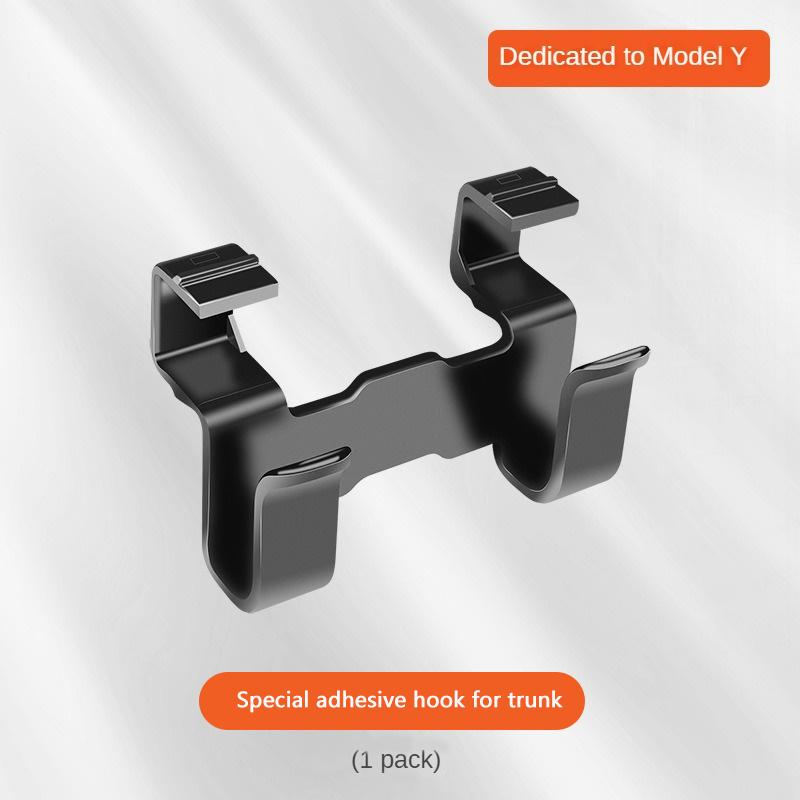 1/2 stücke Auto Hinten Stamm Haken Platz ABS Material Co-fahrer Handschuh Box Regenschirm Haken Für Tesla Model3/Y Auto Zubehör