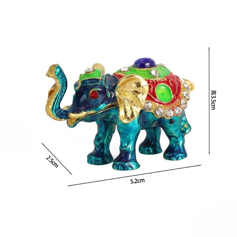 Metal Elephant Jewelry Box, Full of Diamonds Ring Box, Jewelry Box, Small Jewelry Box, Gift Display Piece