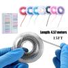 15 Feet Orthodontic Elastic Power Chain Rubber Bands Dental Ultra Powerchains Long Short Continuous Closed Dentist Material