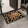 Welcome Mat Floor Mat Stone Wood Grain Entryway Door Mat Entry Non-Slip Foot Mat Home Decoration Small Carpet Doormat