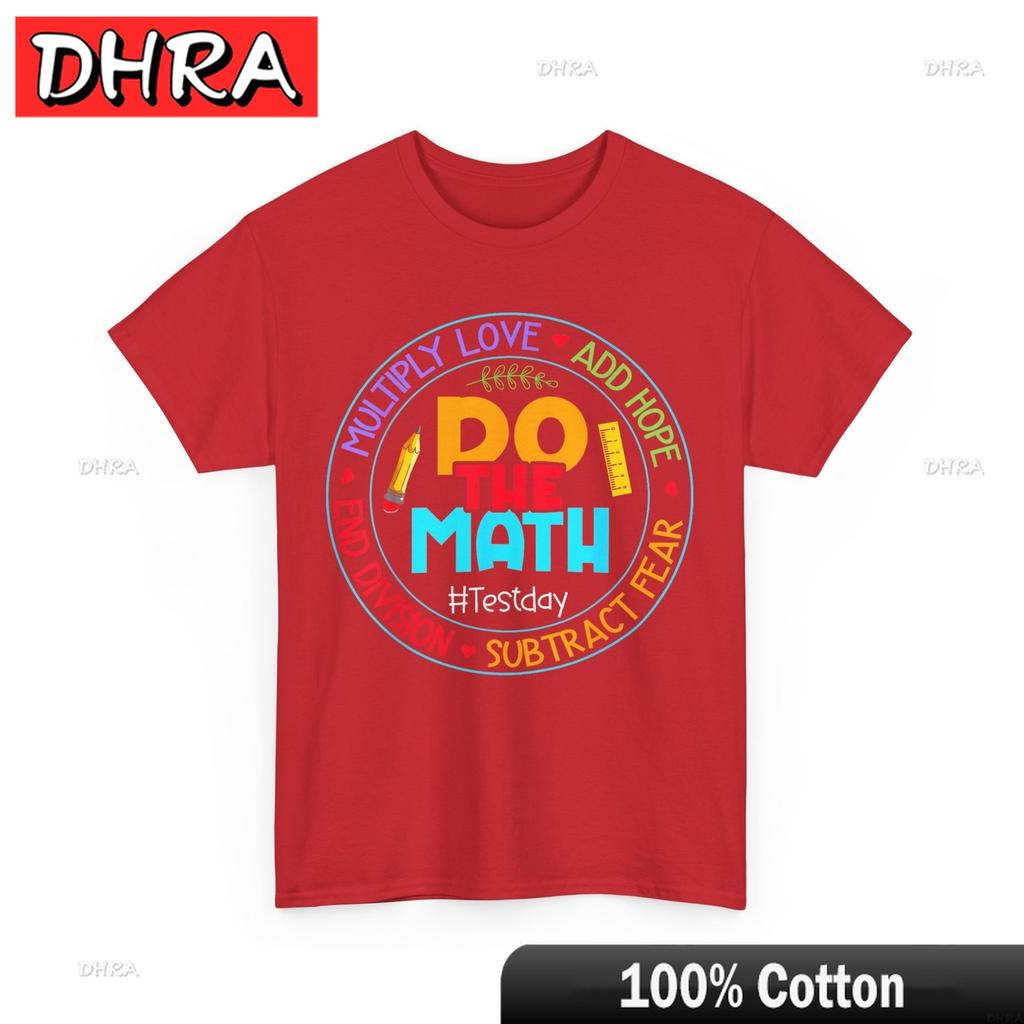 Testing Day Shirt Do The Math Test Day Teacher Shirt Trendy Stylish Fresh Tshirts Bold Funny Creative Tee College Colorful