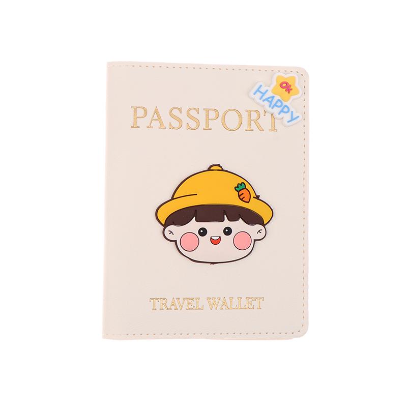 Reise PU Lær Reise Pass Beskyttelsesdeksel Passveske Holder for Forretningsbillett Passholder Etui Reisetilbehør