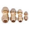 1 Stück 2 3 4 5 mm Schnellverbinder Gerades Rohrverlängerungsstück Schweißfreie Fittings Mit Bördelmuttern Kupferverbinder