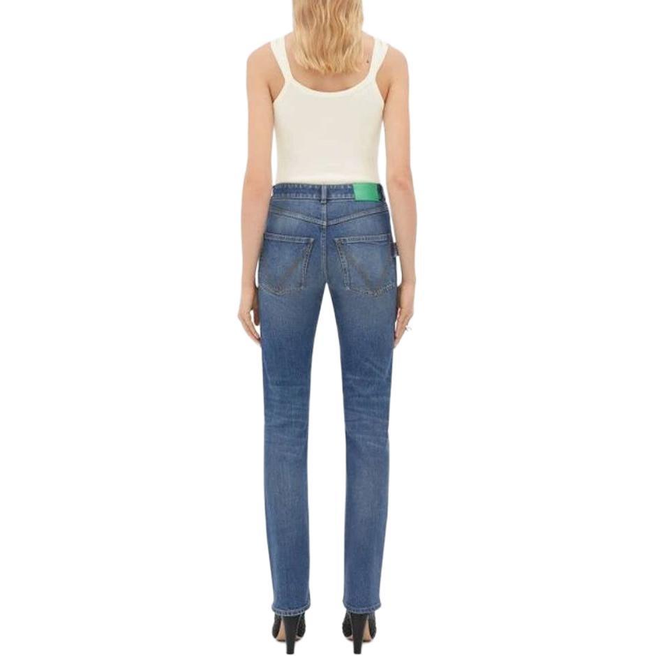 Bottega Veneta Slim Fit Jeans Blue Women's 733464V2QY04715