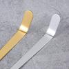 5 Stück Edelstahl-Teestäbchen Japanische Traditionelle Blatttee-Schaufeln Matcha-Schaufel Teezeremonie Küchenwerkzeug Teegeschirr