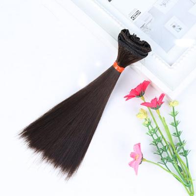 Thick Natural Straight Hair Wig Doll Toy HairpieceChildren Gift
