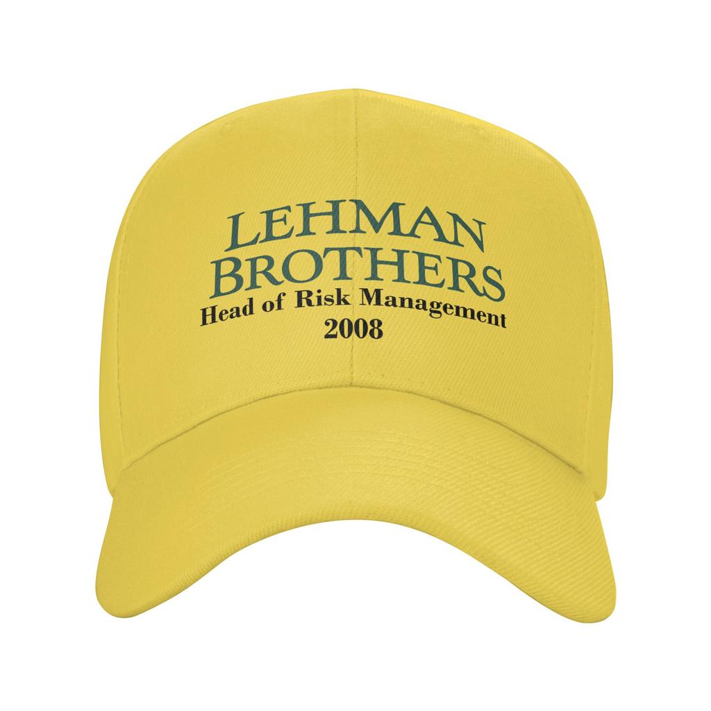 Lehman Brothers Head of Risk Managment 2008 Baseball Cap Outdoor Sports Quality Hip Hop Hats Male Stylish Print Baseball Caps