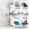 1 Pack Sneaker Dryer Bag, Dryer Door Shoe Net with Elastic Straps, Sneaker Laundry Bag for Shoes, White, 15.5 Inch x 15.5 Inch