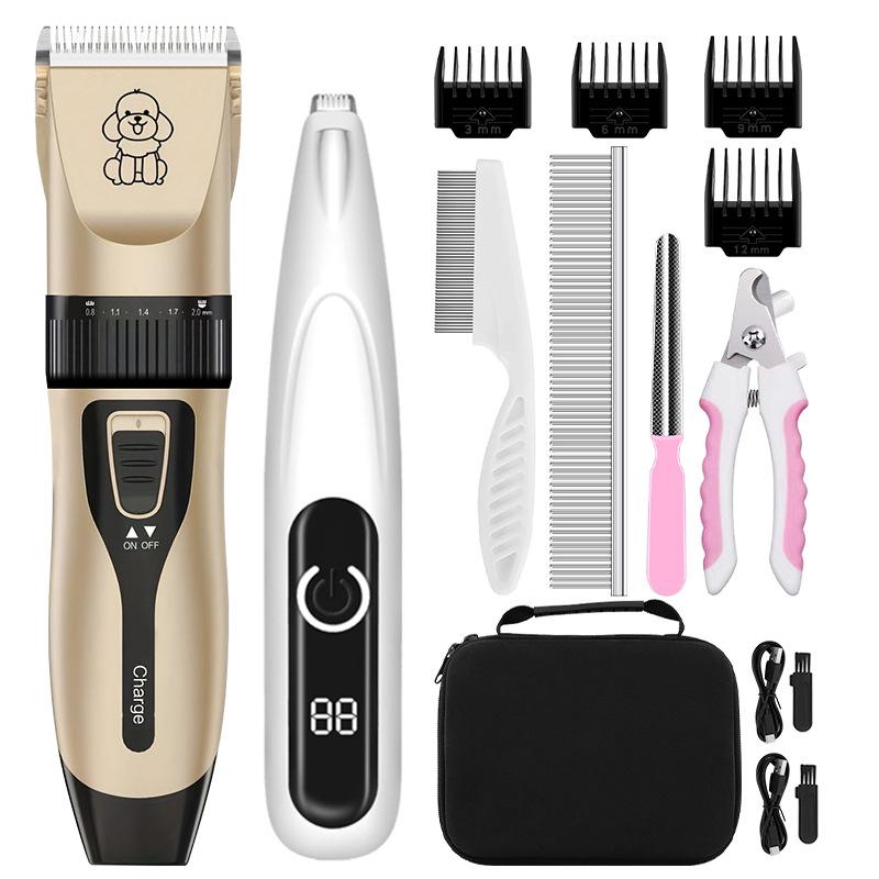 

New Style Dog Hair Clipper Pet Electric Clipper Teddy Cat Dog Hair Clipper Professional Electric Hair Clipper Set