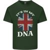 Britain Its in My DNA Funny Union Jack Flag Unisexs Light Cotton TShirt