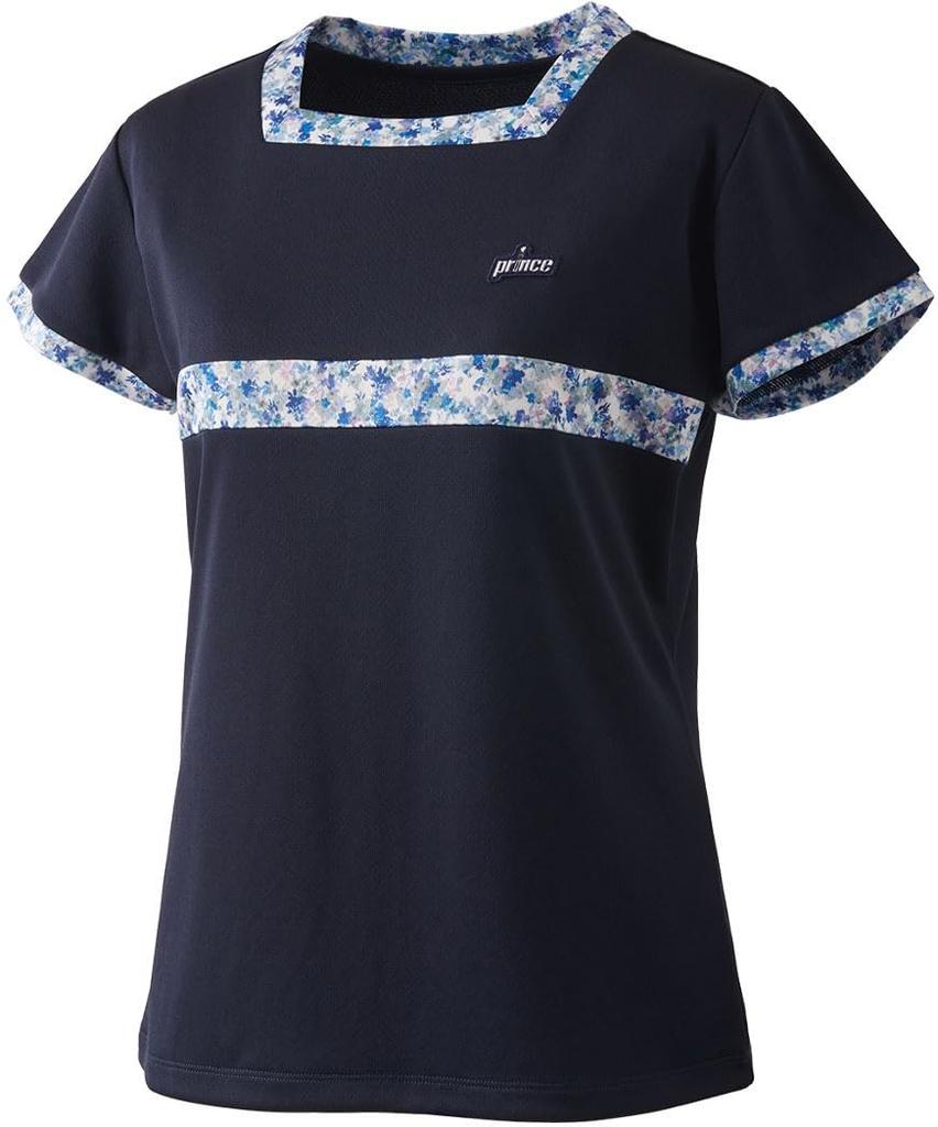 Prince Short Sleeve Game Navy Women's Shirt, (127)