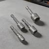 Magnetic Nut Driver Socket Set 4pcs 6 8 10 13mm Hex Shank 14 Inch Drill