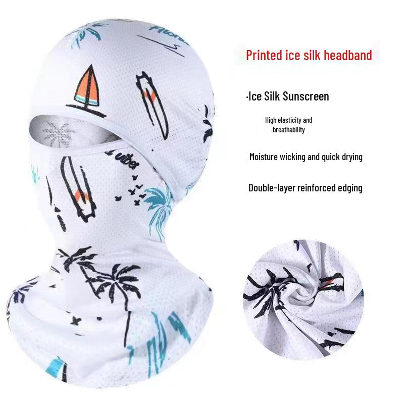 Unisex UV Protection Ice Silk Face Mask for Cycling and Fishing