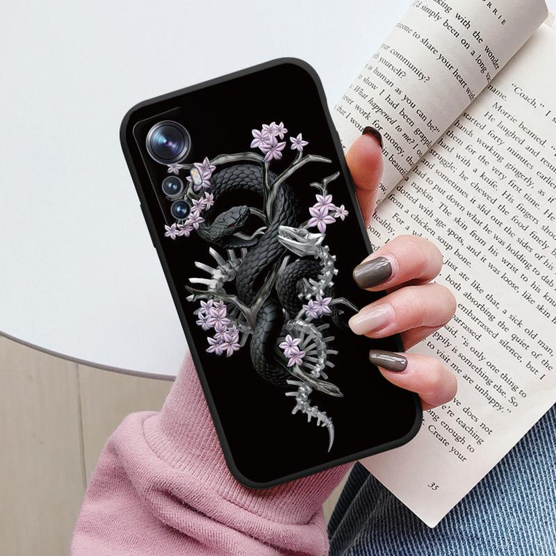 Flower Phone Case For Xiaom 12T Mi12T Pro Funda Cute Heart Cartoon Owl Xiaomi 12 T Xiaomi12T Pro Matte Soft TPU Back Cover Shell