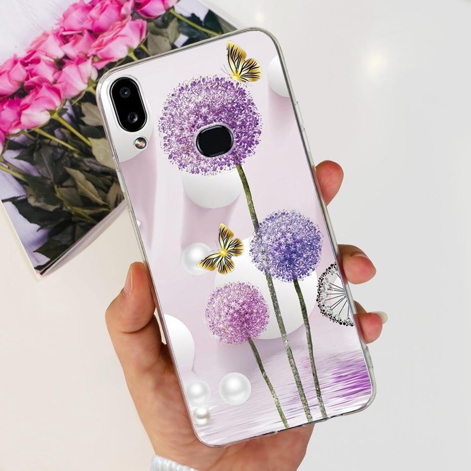 For Samsung Galaxy A10s SM-A107F Case Cute Dinosaur Astronaut Clear Silicon Soft Cover For Samsung A10s A 10 S A10 Phone Case