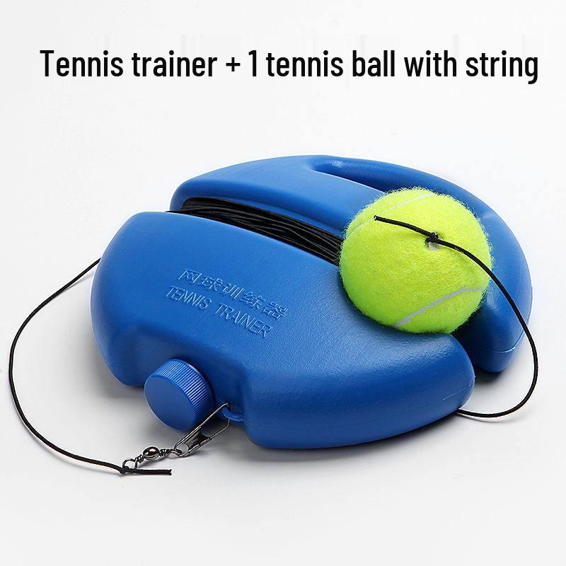 Solo Tennis Trainer Set with Rebound Base & String