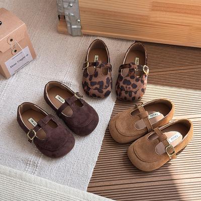 Pantofi din Piele pentru Fete Copii Mici Balerini Prințesă Copii Mici Dulci Pantofi Moi cu Bareta în T Retro Clasici Pantofi Eleganti pentru Copii pentru Petrecere