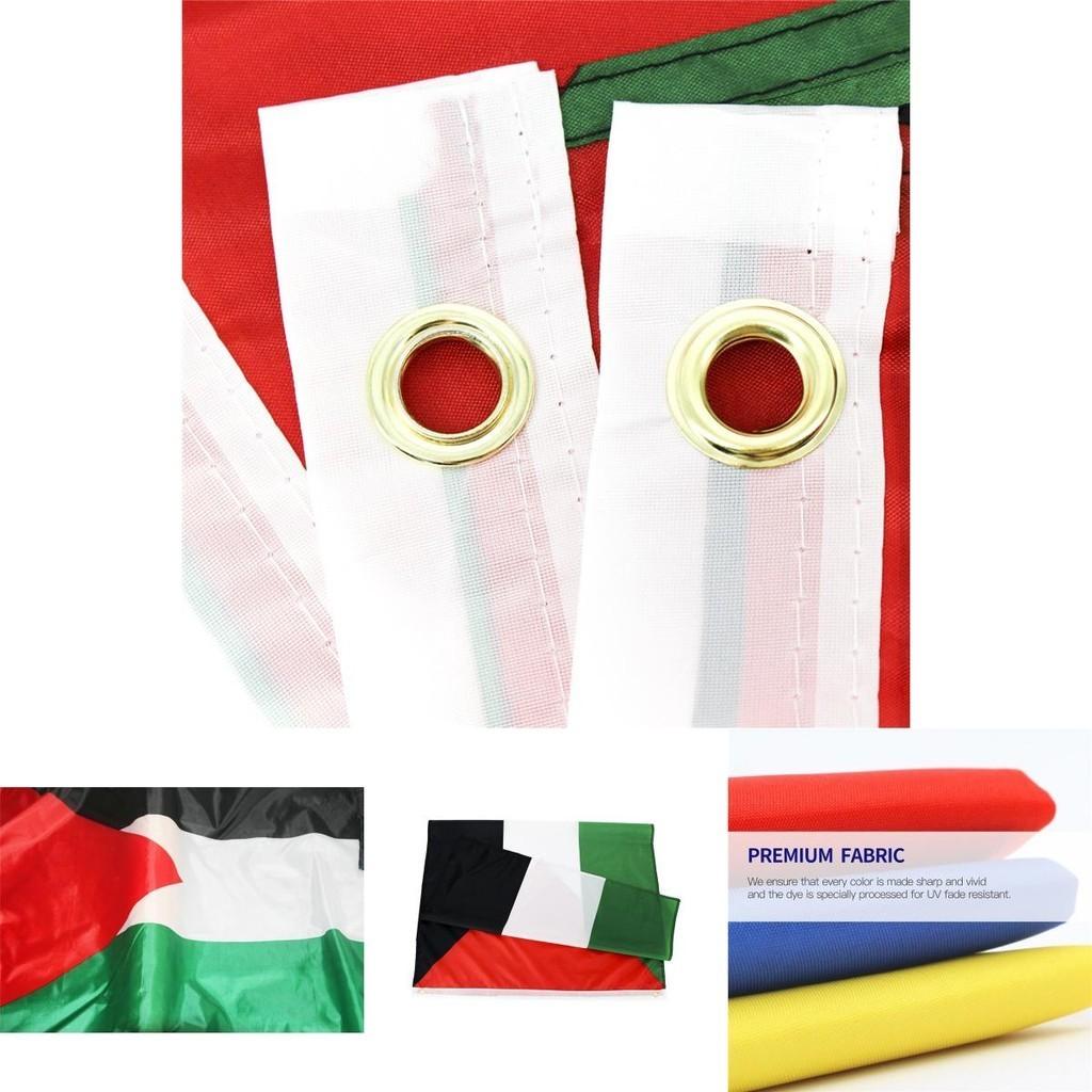 Large 5 X 3 Ft Palestine Flag Vibrant Colors Home Decor For Palestinian Supporters