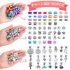 CORPER TOYS Jewelry Toy Accessory DIY Beading Sparkling Pretend Stringing Christmas Gift Girls' Kit, Charms, Bracelets, Set, Gift, Play, Stylish, Toy,
