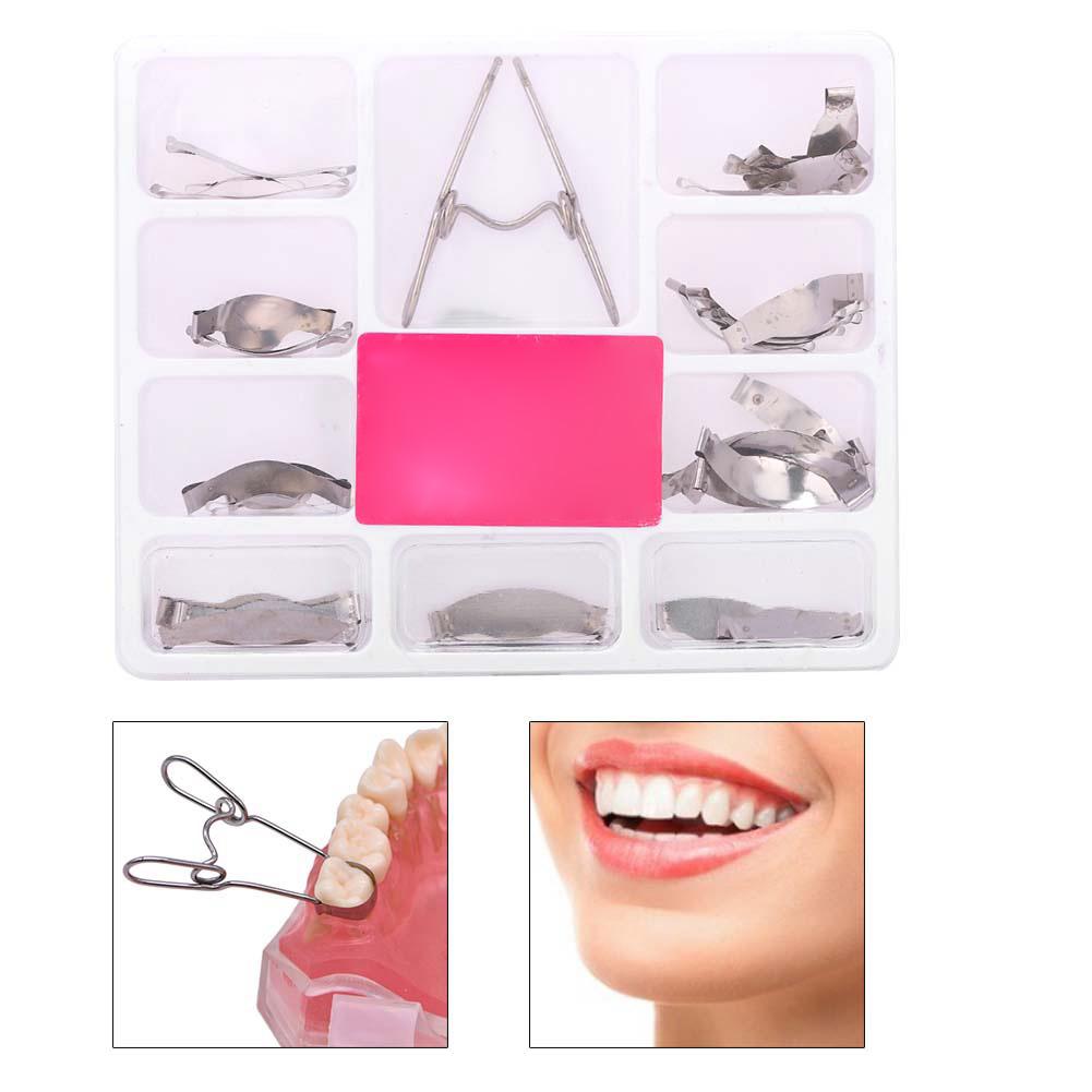 Dental Metal Sectional Mold Teeth Filling Full Kit for Teeth Replacement