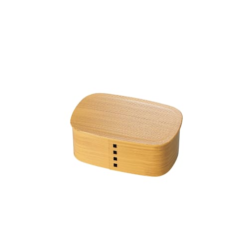 Tatsumiya HAKOYA Wappa Single-Tier Bento Box, 700ml, Hinoki Wood, Product Number 301779, Made in Japan