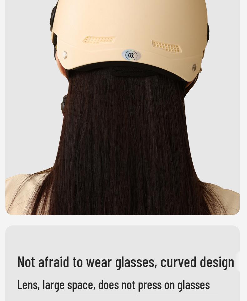 Certified Electric Motorcycle Safety Helmet for Men & Women, Gray, All-Season, Sun Protection