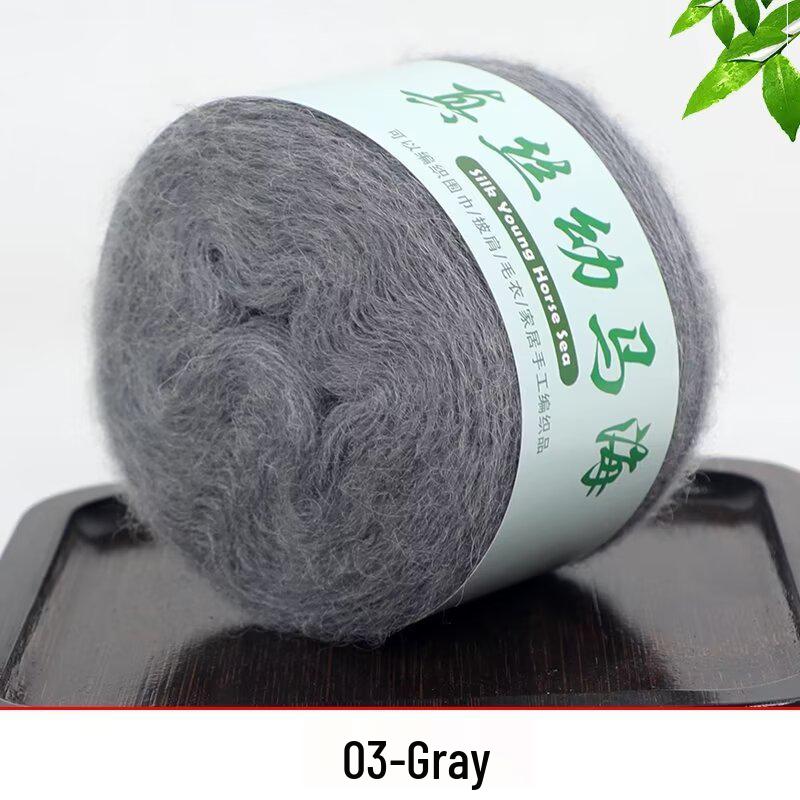 Handmade Gradient Silk Baby Alpaca Yarn for DIY Knitting: Sweater, Shawl, Scarf