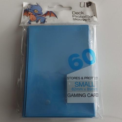 

Light Blue Solid Deck Protector Hard Sleeves, 60 Sleeves, 89 x 62mm