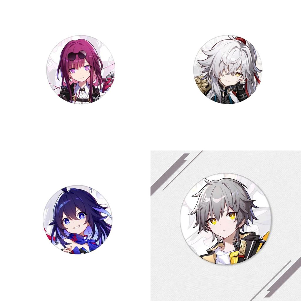 Honkai Star Rail Character Badges Perfect For Cosplay And Gaming Fans