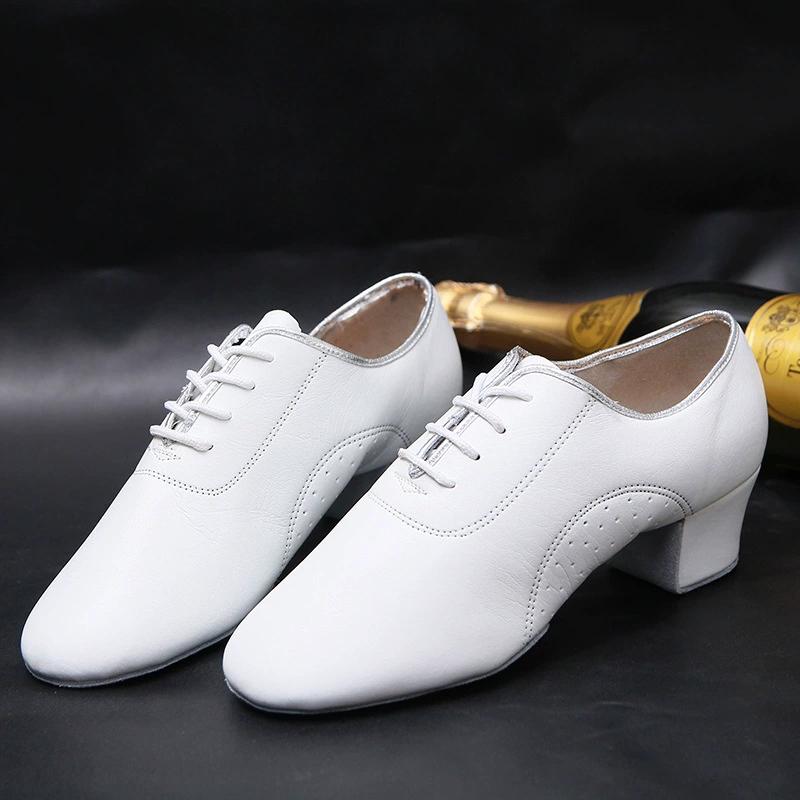 Natürliche Echte Leder Herren Tanzschuhe Square Dancing Gesellschaftstanzschuhe Latein Kinder Jungen Standardtanz Moderne Sneaker