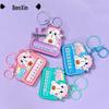 Lucky Cat Mini Musical Piano Keychain: Cute Backpack Pendant & Small Gift Ornament