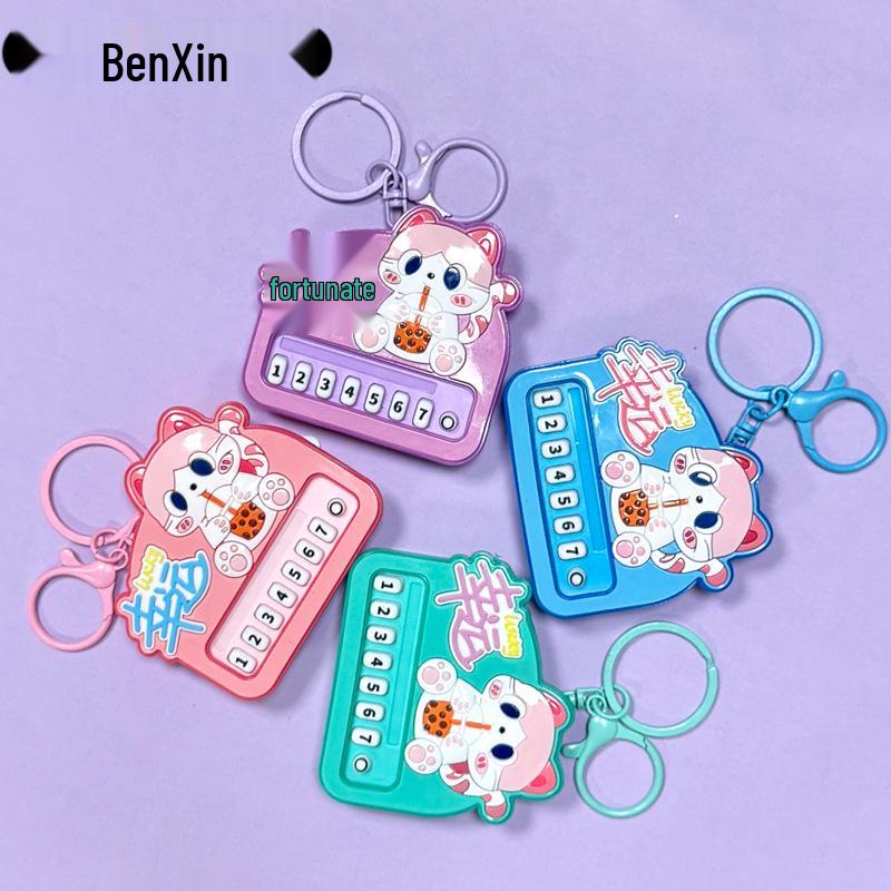 Lucky Cat Mini Musical Piano Keychain: Cute Backpack Pendant & Small Gift Ornament