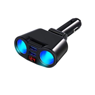 Professional Lightweight Car Charger Intelligent Mobile Phone Charger LCD Display Cigarette Socket Lighter Power Adapter