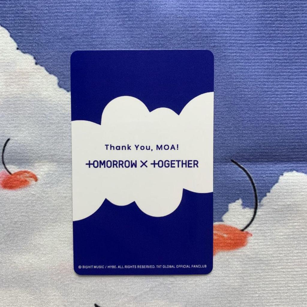 [USED] TXT happy together Beomgyu limited trading card winner quiz