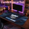 Canterbury-Bankstown Bulldogs Customized Name Text Mouse Pad, Large Desk Mouse Mat Personalized Home Office Present