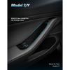 For Tesla Model 3/3 Highland Y/Y Juniper Car Side Door Handle Storage Box ABS/Flock Tray Organizer Container Accessories Tidying