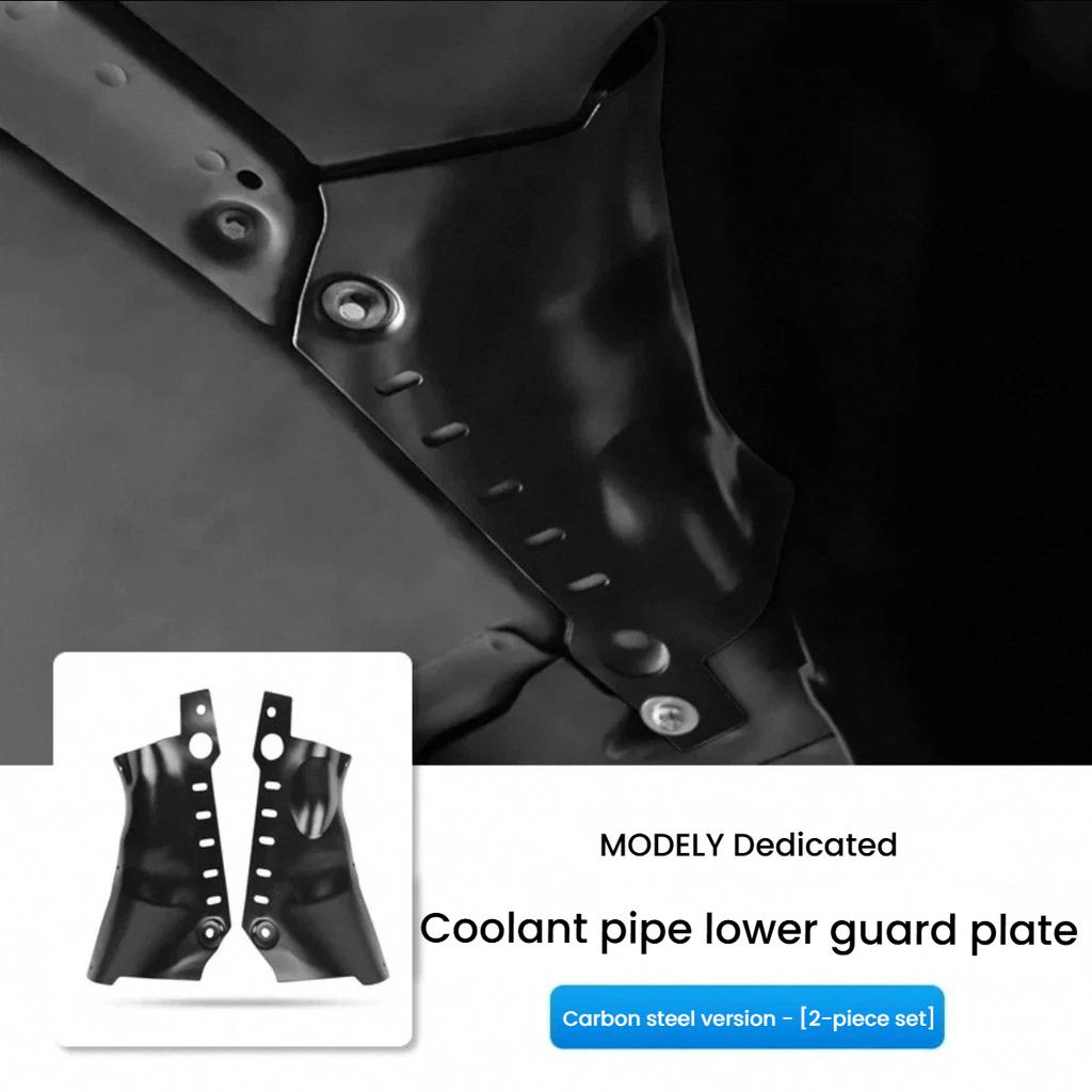 For Tesla Model 3/Y 2026‑2026 Coolant Pipe Guard Impact Protection Alloy Condenser Tube Protector Plate Replacement