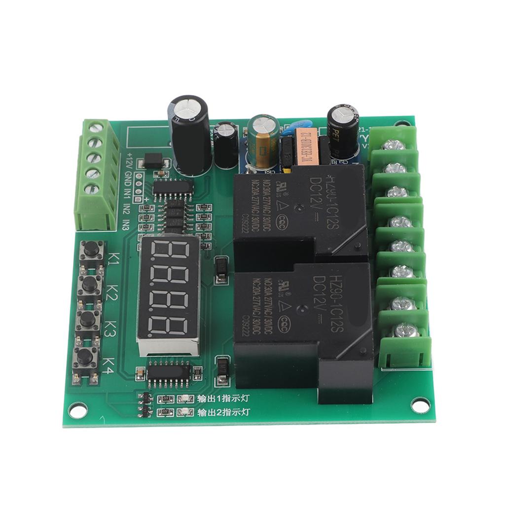 220 V Motor Vorwärts/Rückwärts Control Board Zwei Relais Verzögerung Timing Zyklus Modul